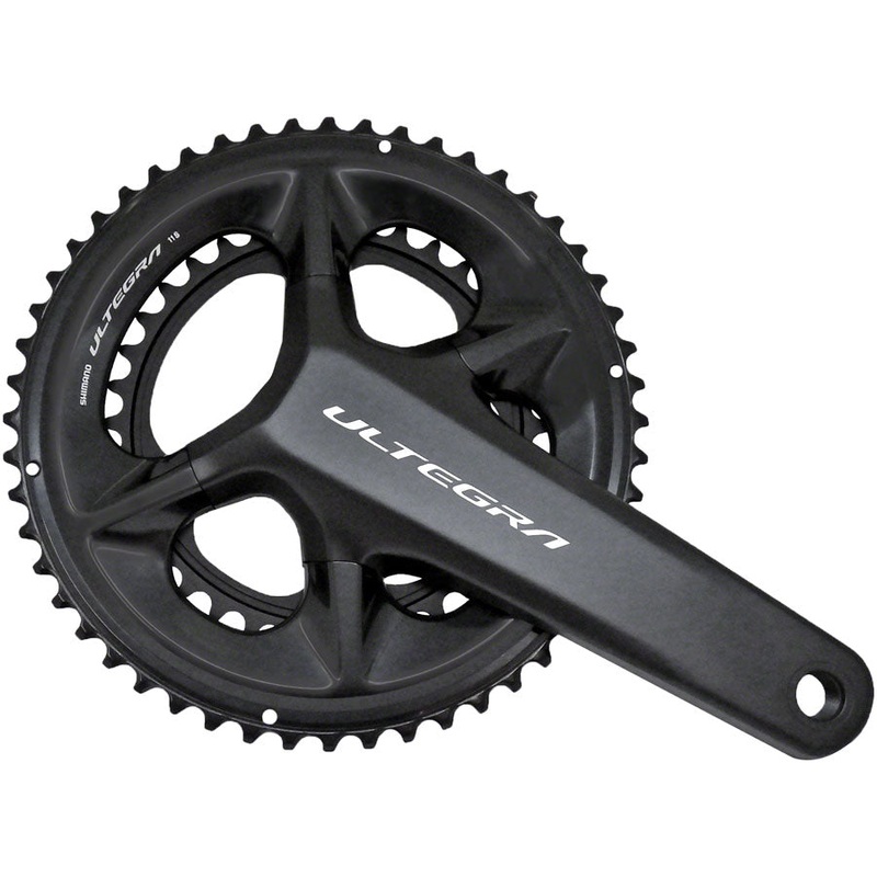 Shimano Ultegra FC-08 Crankset – 172.5mm 11-Speed 50/34t 110 Asymmetric BCD Hollowtech II Spindle Interface BLK