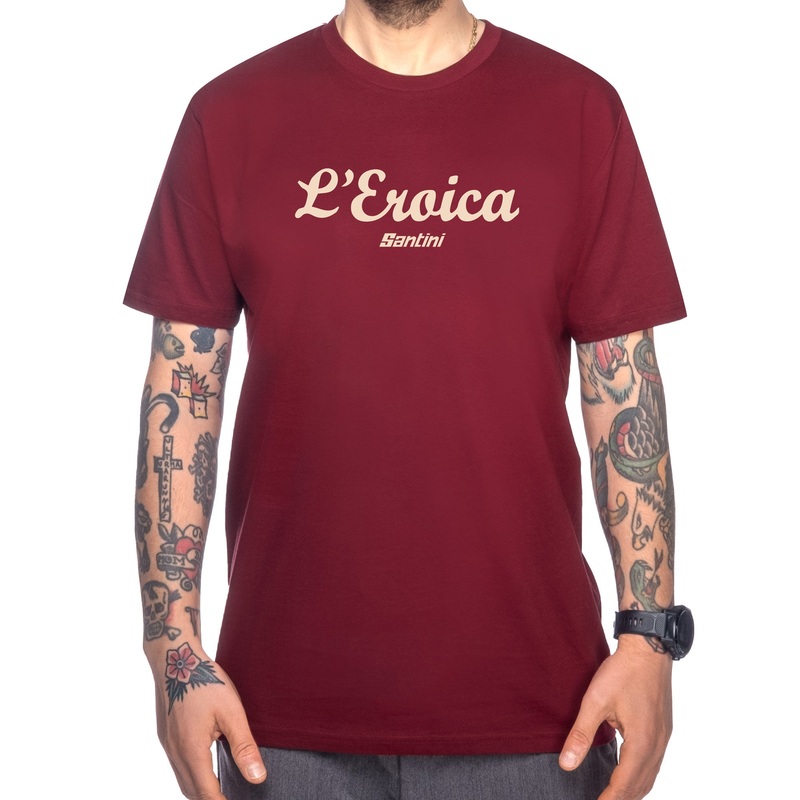 T-Shirt Santini Eroica – Bordeaux