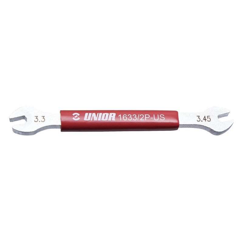 Unior Double Sided Spoke Wrench: Red 45Mm