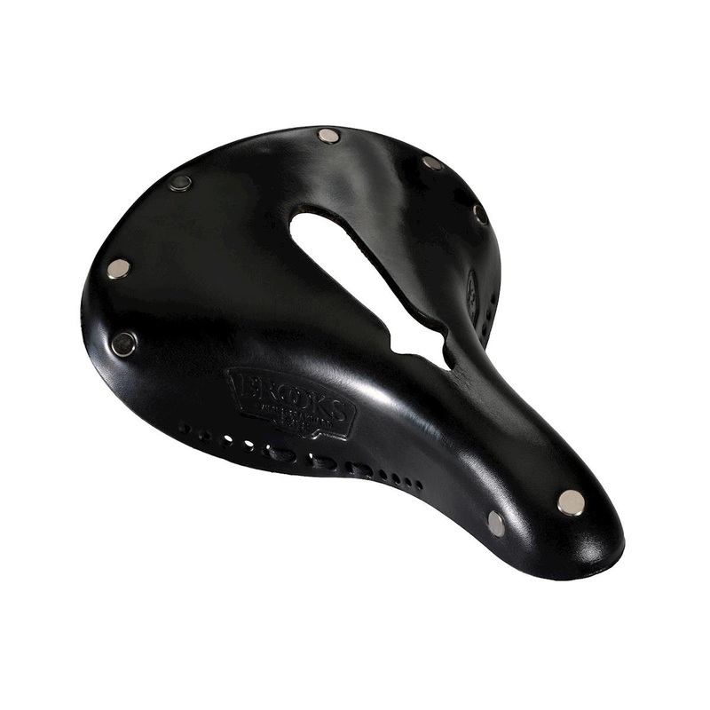 Brooks B17 Imperial Women’s Saddle (Black) (Steel Rails) (177mm)