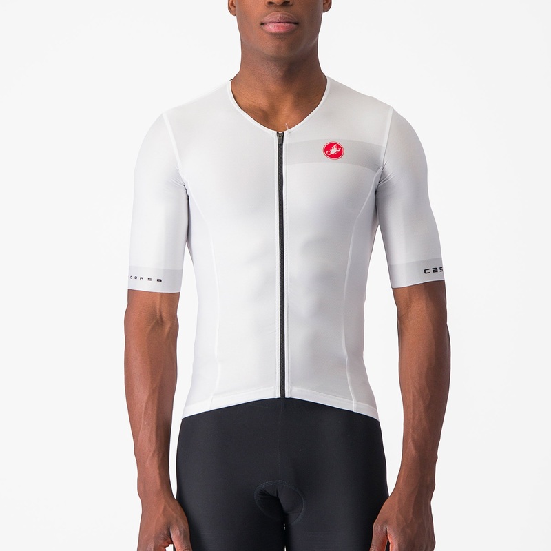 Maglia Castelli Free Speed 2 Race – Bianco nero