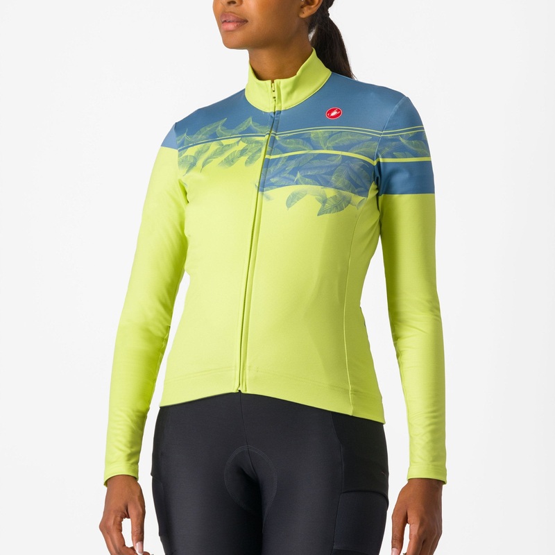 Maglia donna maniche lunghe Castelli Unlimited Thermal – Giallo
