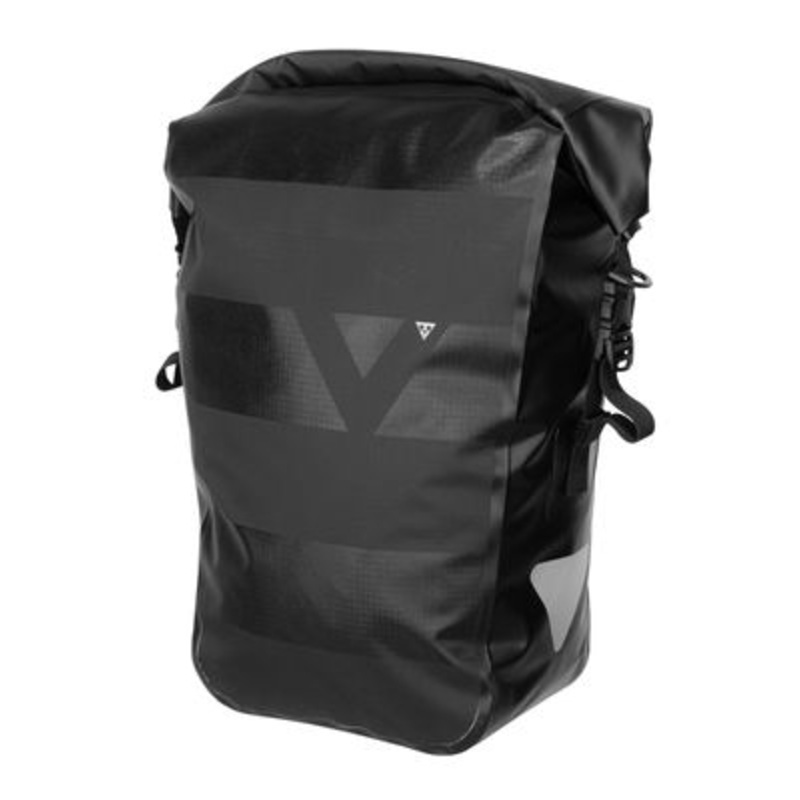 Topeak Pannier Dry Bag 20L|Topeak Pannier Dry Bag Black 20L w/reflective strap & quickclick mount
