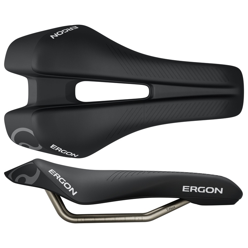 Ergon SR Triathlon Saddle – Mens Black Front