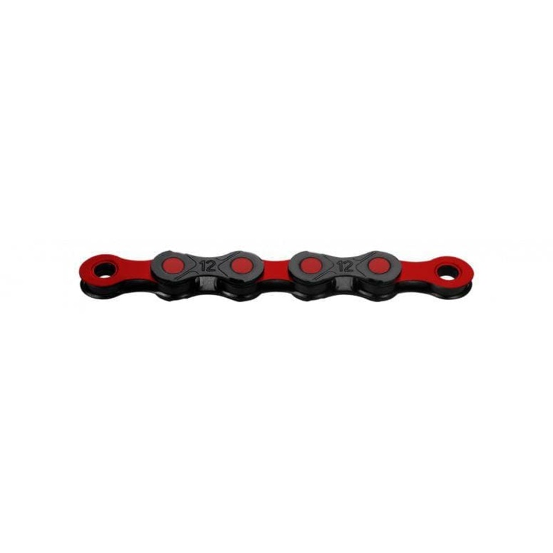 KMC DLC 12 Chain 118L – Black/Red – 1pc