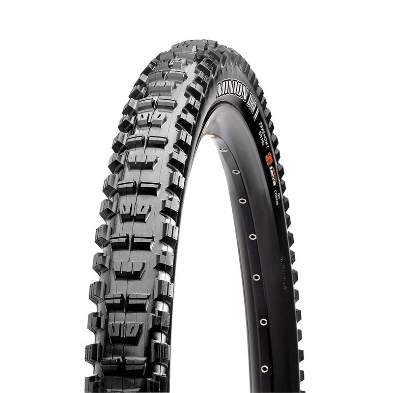Maxxis Minion DHR II Tire – 27.5 x 2.5 Tubeless Folding BLK 3C MaxxTerra DH