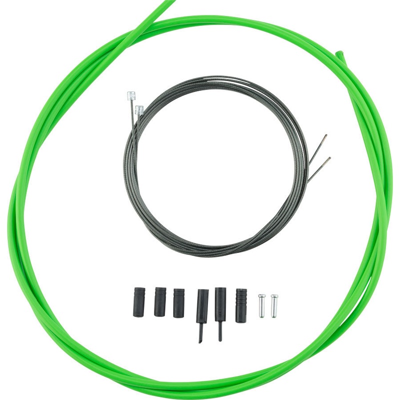 Shimano Road Optislick Derailleur Cable and Housing Set Green