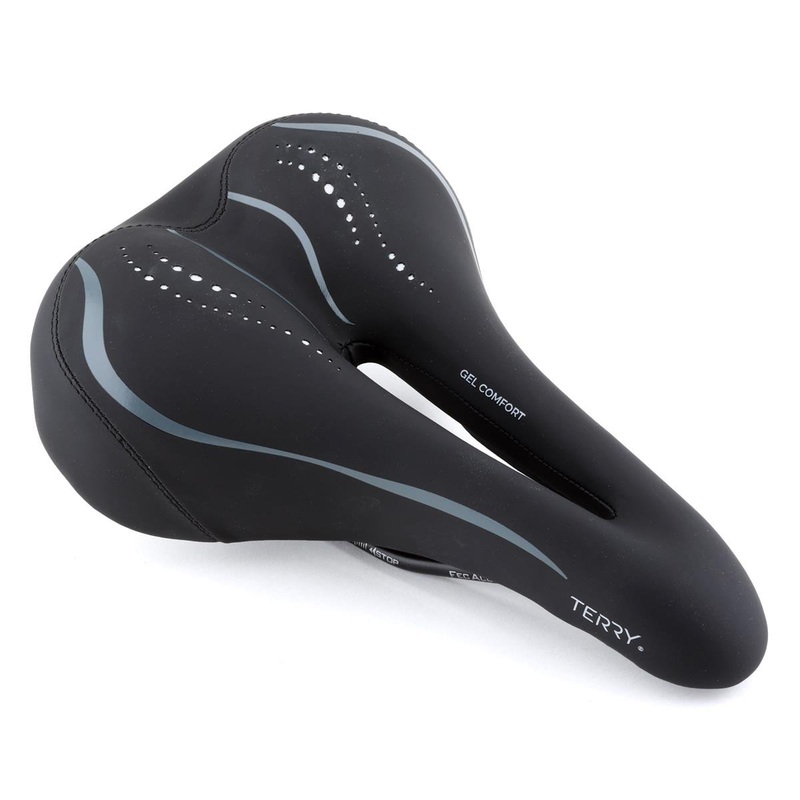 Terry Liberator X Gel Italia Saddle (Black) (Steel Rails) (163mm)