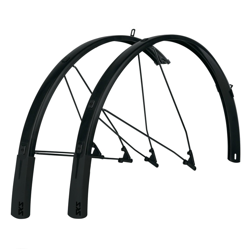 Sks Bluemels Style 27.5- 29 Mudguard Set: Black 27.5-29 65Mm