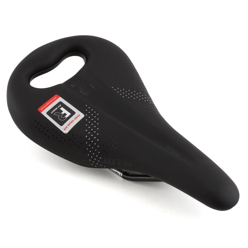 WTB Devo PickUp Saddle (Black) (Chromoly Rails) (M) (142mm)