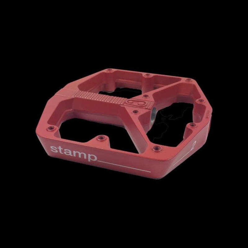Crankbrothers Pedal Body Stamp 2 Red Large Left