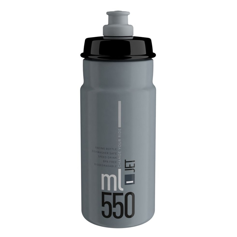 Borraccia Elite Jet Logo 550ml – Grigio