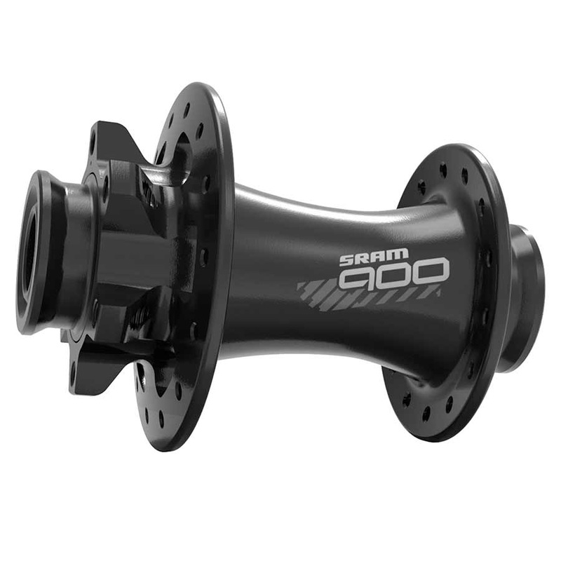 SRAM 900 Front Hub – 15 x 110mm Boost 6-Bolt Black 28H