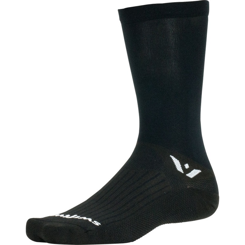 Swiftwick Aspire Crew Socks – 7 Black Large
