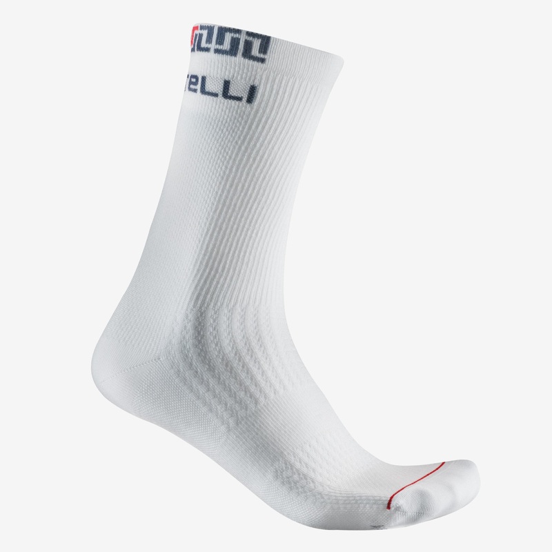Calze Castelli Bandito Merino 18 – Bianco