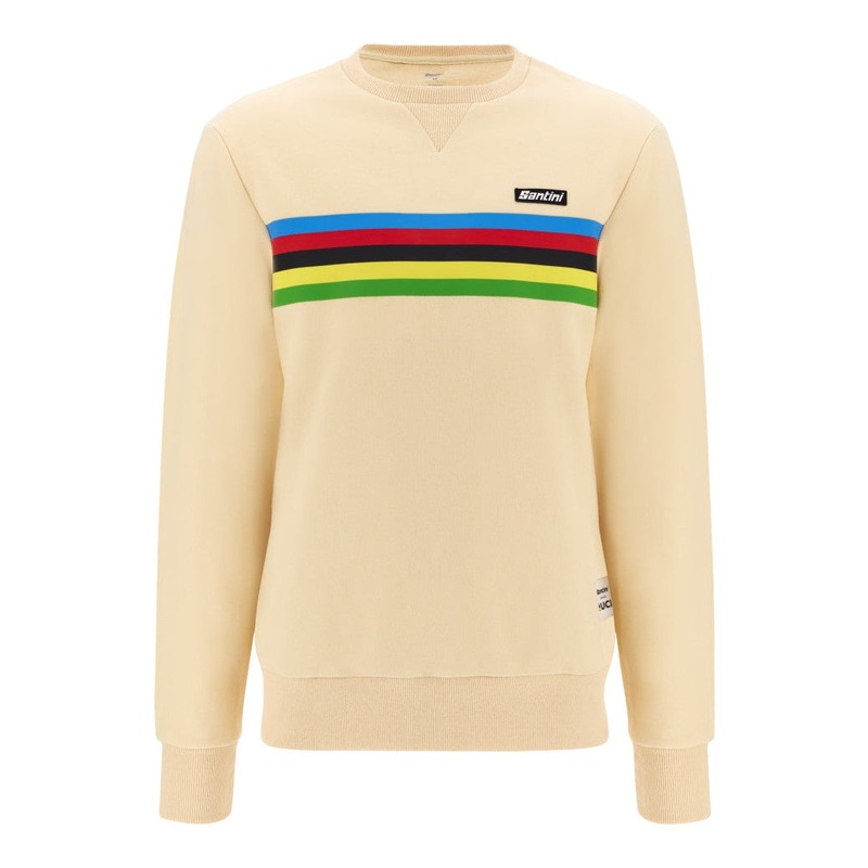 Felpa Santini UCI World Champion – Marrone chiaro