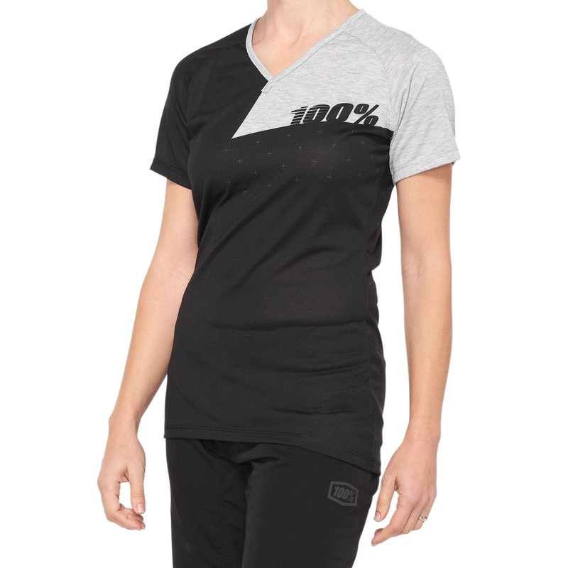 100% Airmatic Women’s Jersey Black / Grey
