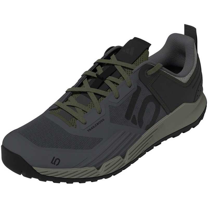 Five Ten Trailcross XT Flat Shoes – Men’s Gray Six/Core BLK/Olive Strata 12.5