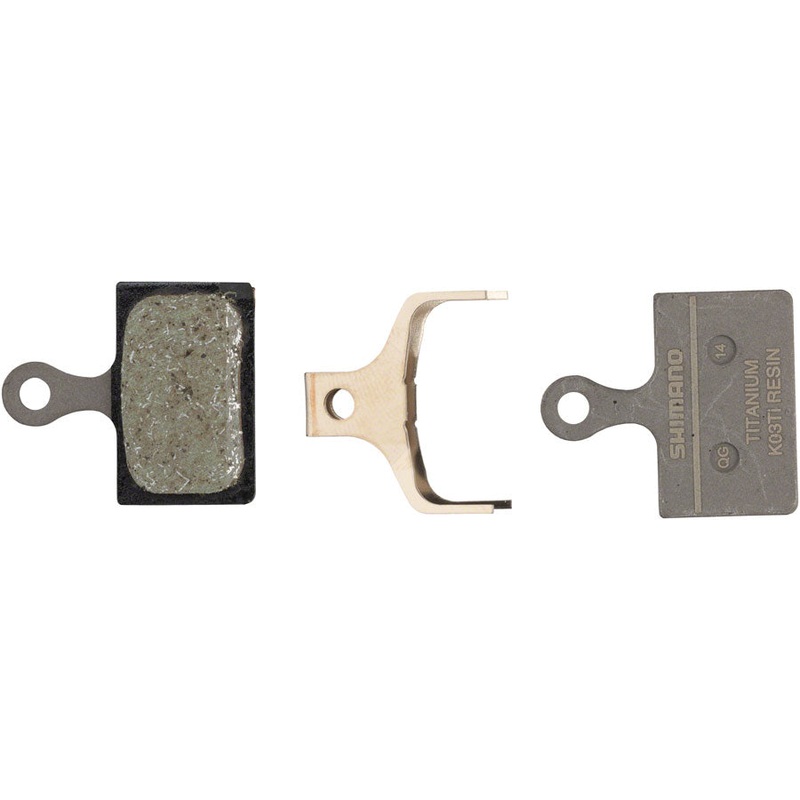 Shimano K05Ti-RX Disc Brake Pads Springs – Resin Compound Titanium Back Plate One Pair