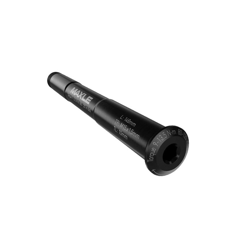 Sram Axle Maxle Stealth Front, 12X100, Length 118.5Mm, Thread Length 9Mm, Thread Pitch M12X1.5 – Road Forks: Black 12X100Mm
