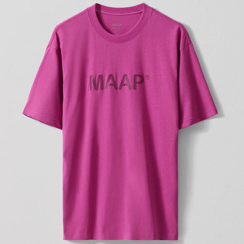 T-Shirt Maap Essentials Text – Rosa