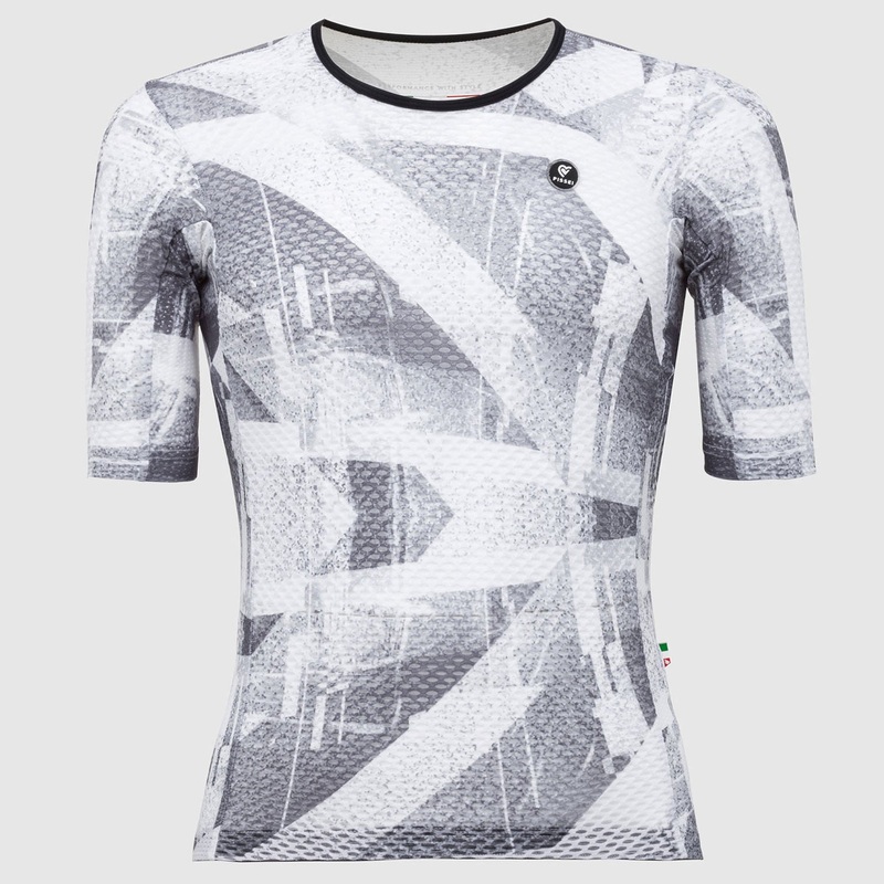 Maglia Pissei Vortice – Bianco grigio