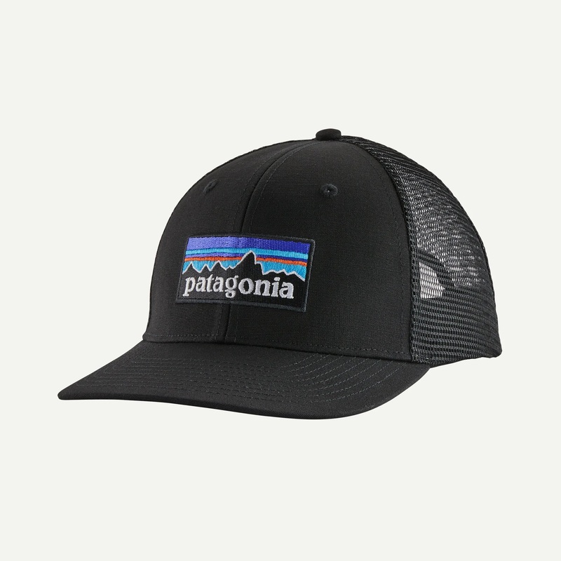 Cappellino Patagonia P-6 Logo Trucker – Nero