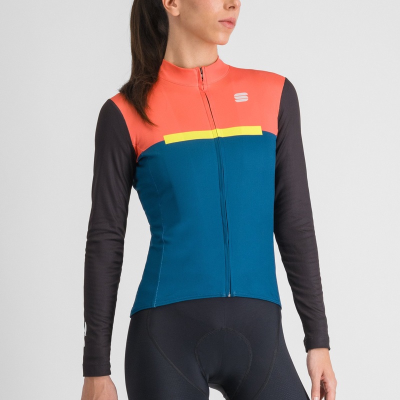 Maglia maniche lunghe donna Sportful Pista – Blu