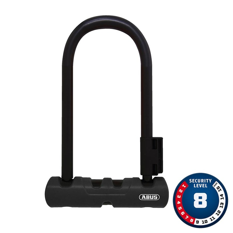 Abus Ultra 410 Mini U-Lock Key 12mm 15.0cm x 18.0cm 5.9 x 7.1 SH34 Black