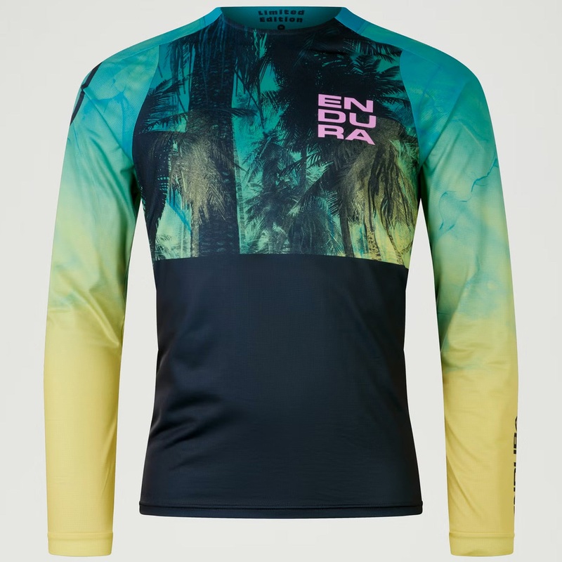 Maglia maniche lunghe Endura Tropical Print LTD – Azzurro