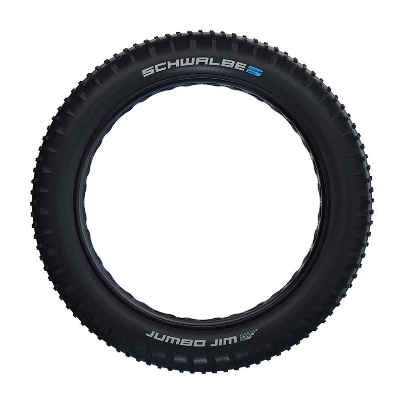 Schwalbe Jumbo Jim Tire – 26 x 4.8 Tubeless Folding BLK Evolution Super Ground Addix SpeedGrip