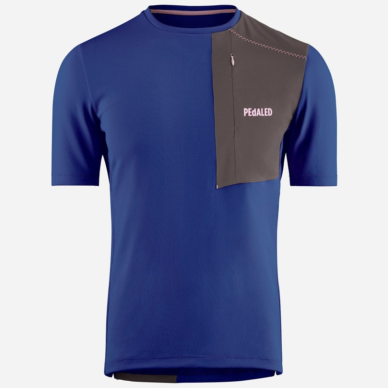 T-Shirt Pedaled Odyssey Merino – Blu