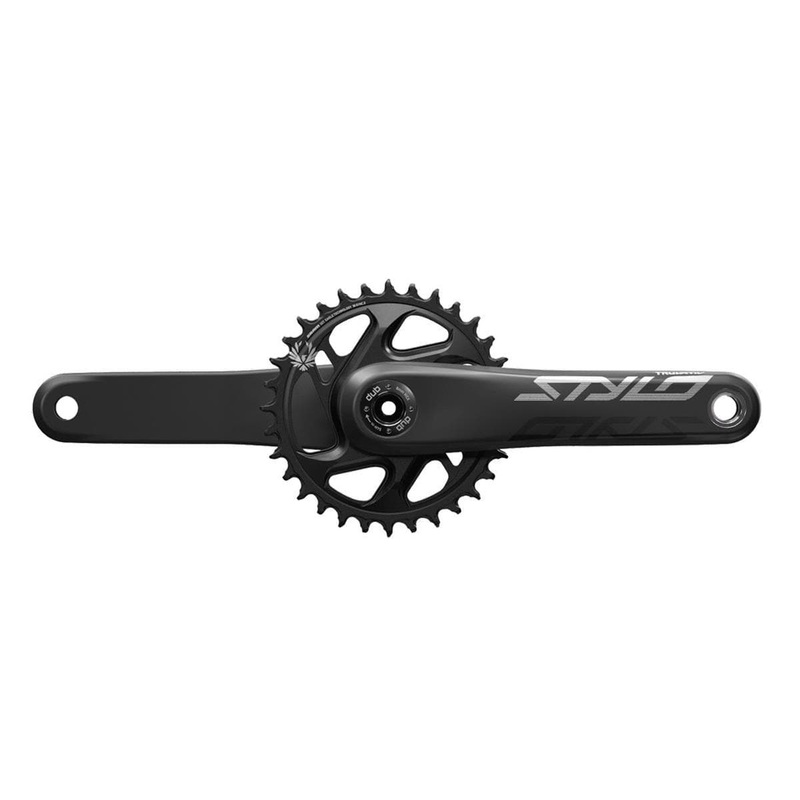 Truvativ Crank Stylo Carbon Eagle Fat Bike 4 Dub 12S 170 Wdirect Mount 30T X-Sync 2 Chainring Black (Dub Cups/Bearingsnot Included): Black 170Mm