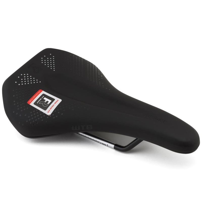 WTB Rocket Fusion Form Saddle (Black) (Steel) (Medium) (145mm)