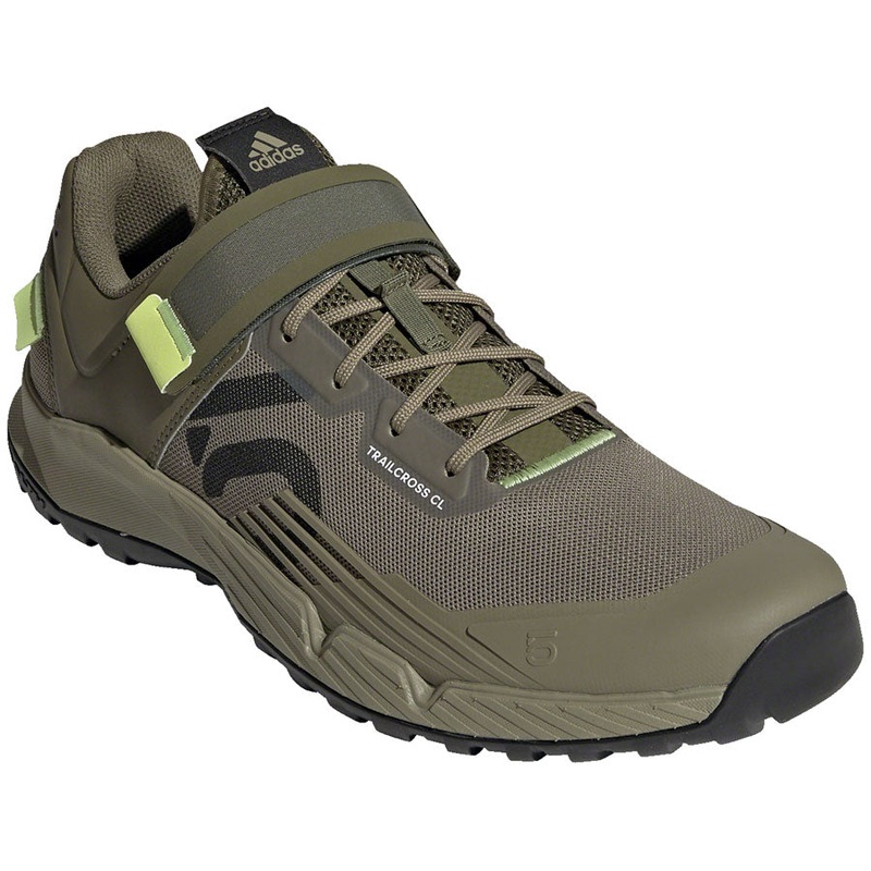 Five Ten Trailcross Mountain Clipless Shoes – Mens Orbit Green/Carbon/Pulse Lime 10.5
