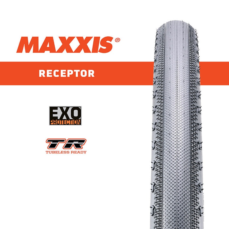 Maxxis – 700c Receptor|MAXXIS 700 x 40c RECEPTOR 120TPI EXO/TR FOLDABLE|MAXXIS 650 x 47 RECEPTOR 120TPI EXO/TR FOLDABLE|MAXXIS 700 x 40c RECEPTOR 120TPI EXO/TR TANWALL FOLDABLE