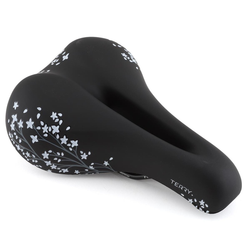 Terry Women’s Cite X Gel Saddle (Black/Starstruck) (Steel Rails) (175mm)