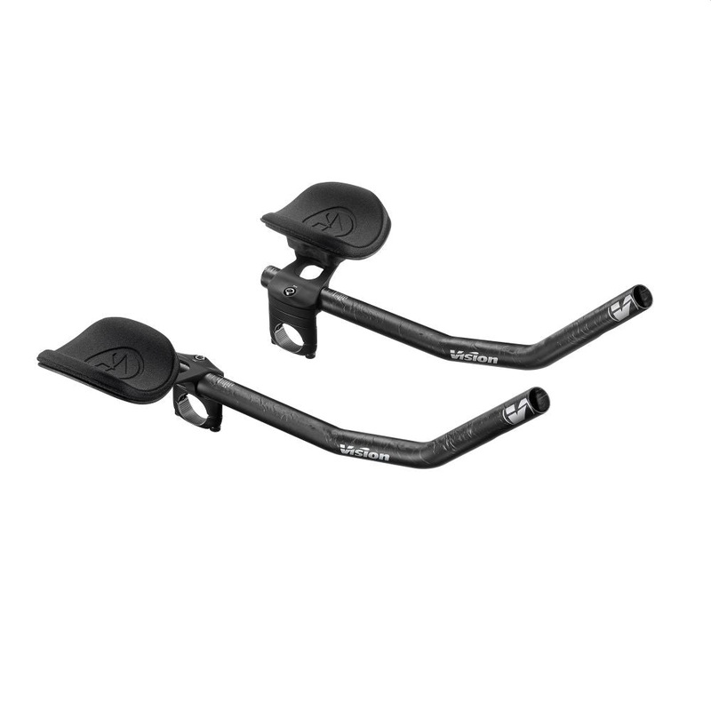 VISION – TRIMAX CLIP-ON ADJ J-BEND CARBON AEROBAR