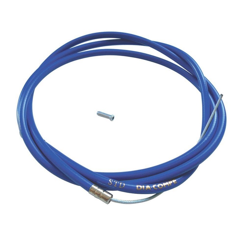 Dia-Compe BRS – Barrel End Rear Brake Cable Blue