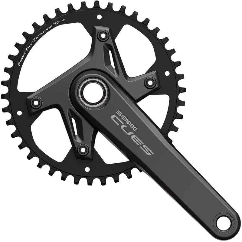 Shimano CUES FC-U6040-1 CUES 2 HollowTech II chainset, for 9/10/11-speed, 172.5mm, 42T