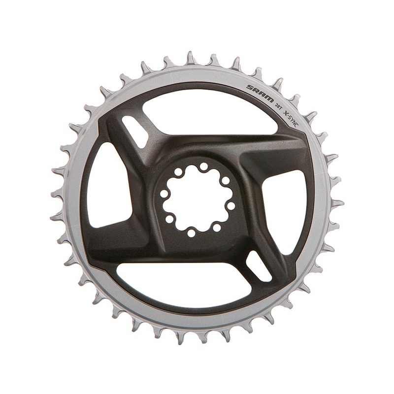 SRAM X-Sync Road Direct Mount Chainring RED/Force – 38t 12-Speed 8-Bolt Direct Mount Gray