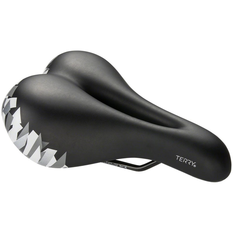 Terry Women’s Cite X Saddle (Black/Skyline) (Steel Rails) (175mm)