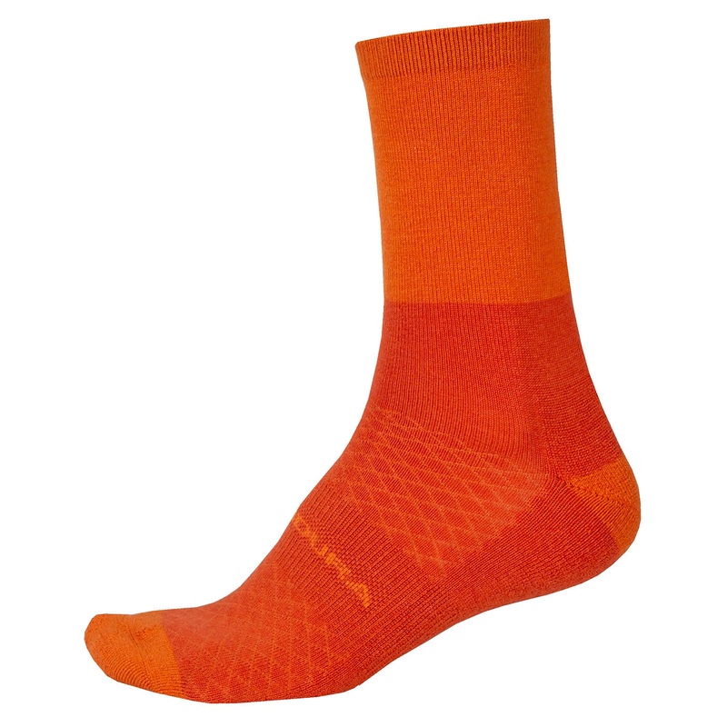 Calze Endura Baabaa Merino Winter – Arancio