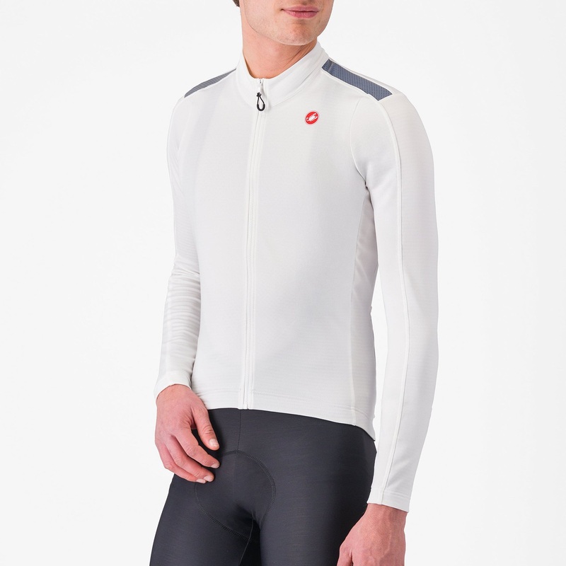 Maglia maniche lunghe Castelli Puro 4 – Bianco