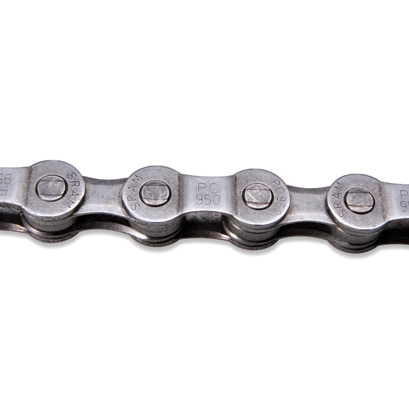 Sram Pc951 9Spd Chain Grey (114 Links): Grey 9 Speed