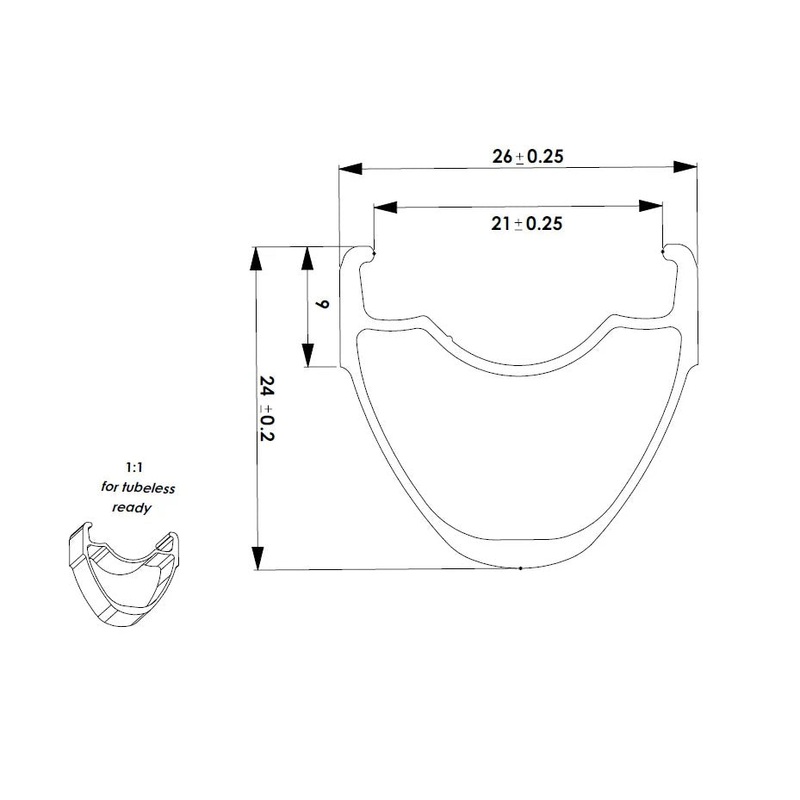 Boyd Rouleur Rim Brake 700c Rim 32h Black