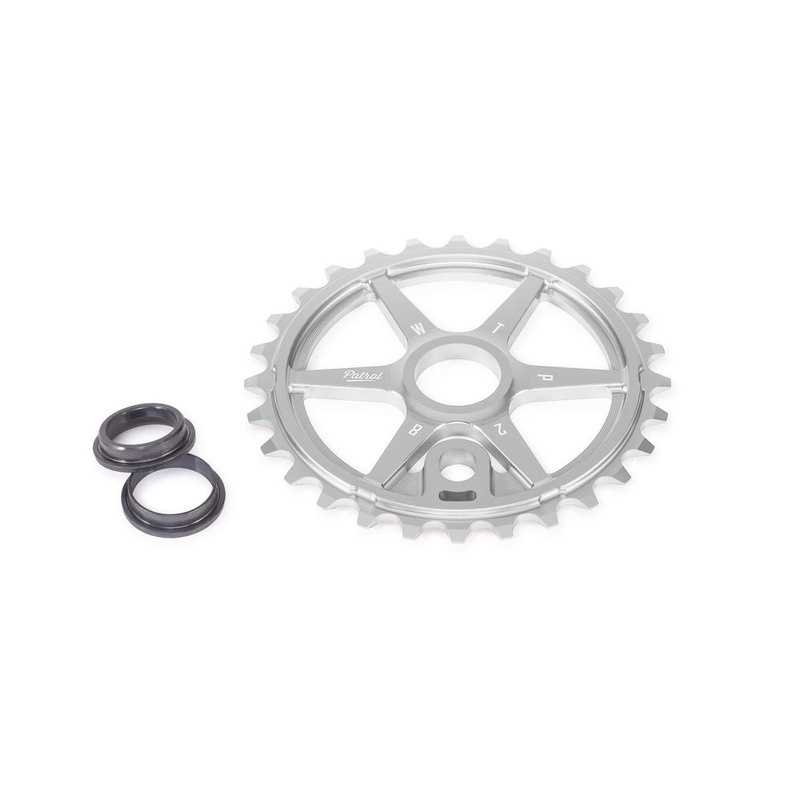 WTP Patrol Sprocket|Wethepeople Patrol 28 Tooth Sprocket Polished