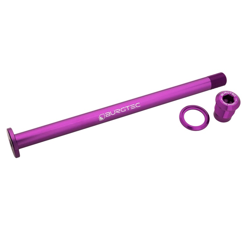 Burgtec Evil 183.5mm UDH Rear Axle Purple Rain