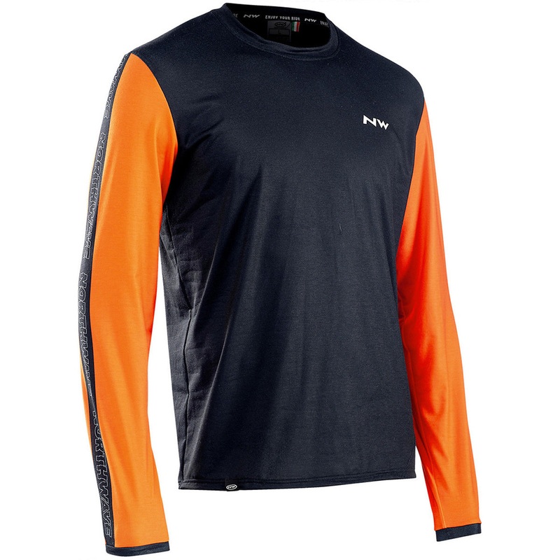 Maglia maniche lunghe Northwave XTrail – Nero arancio