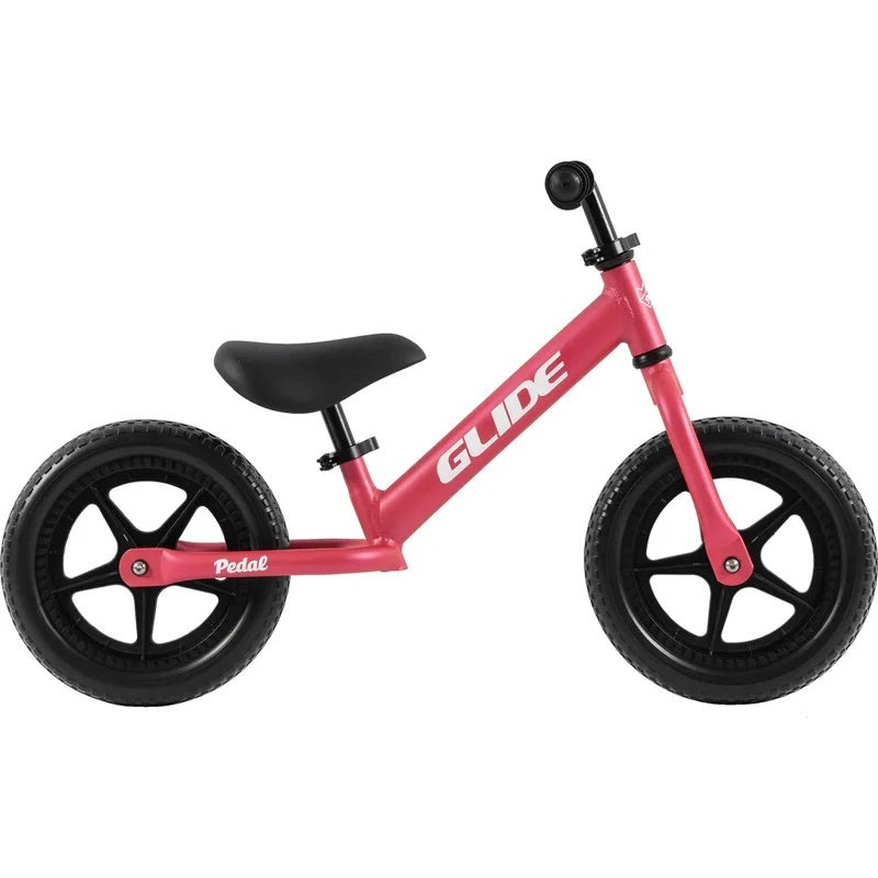2025 PEDAL GLIDE 12 BALANCE|KIDS 12″ WHEEL (3-5 Years Old)|METALLIC PINK